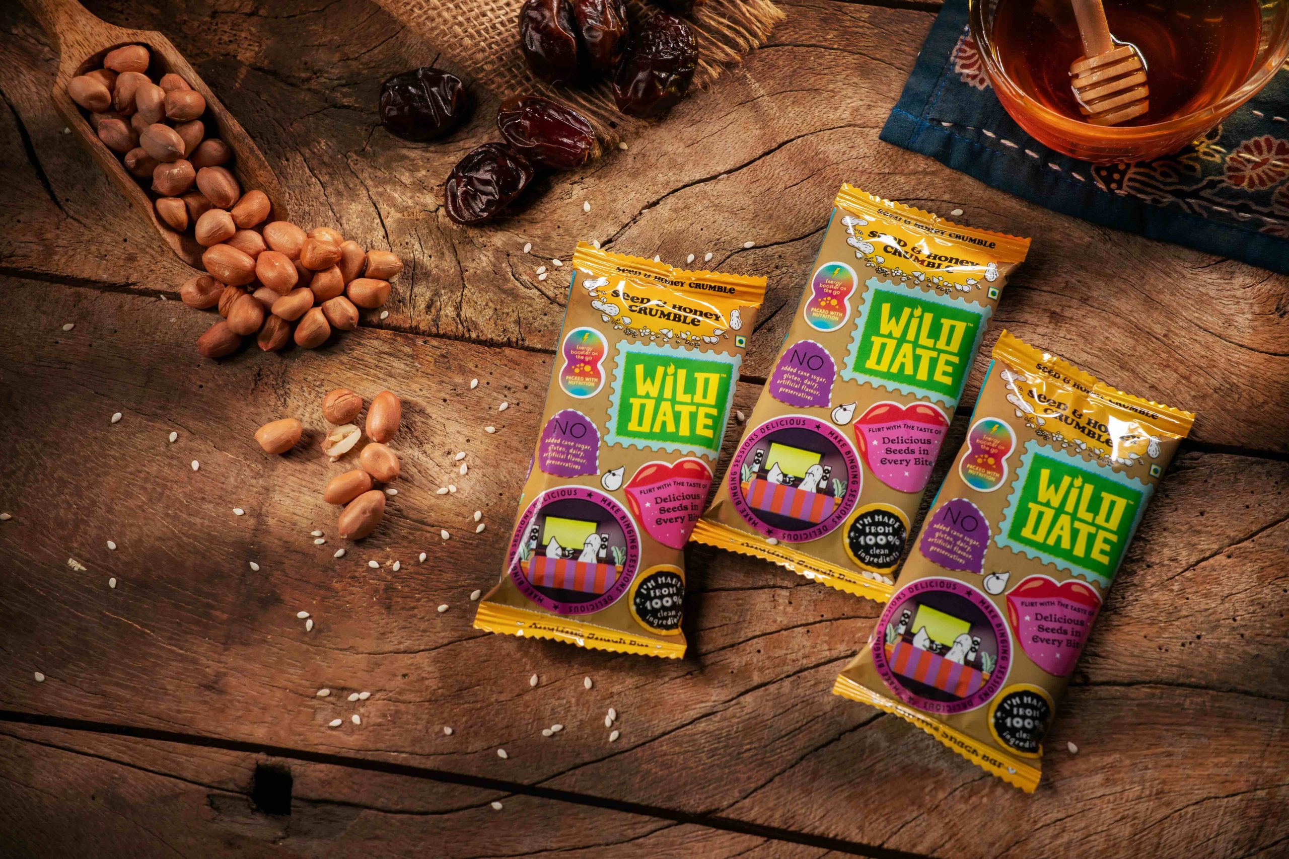 Wild Date snack bars | Packaging design by The Content Lab